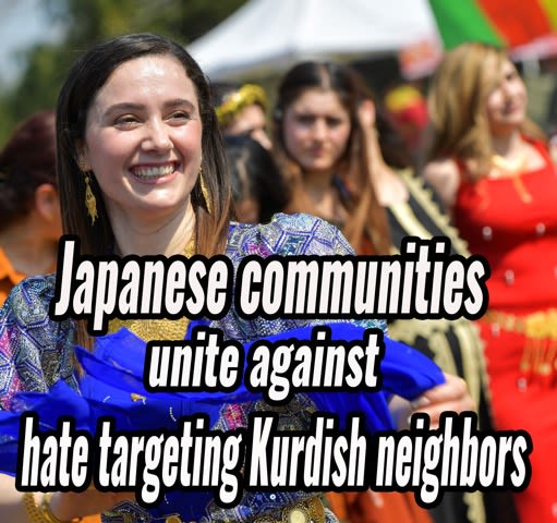 Japanese communities unite against hate targeting Kurdish neighbors